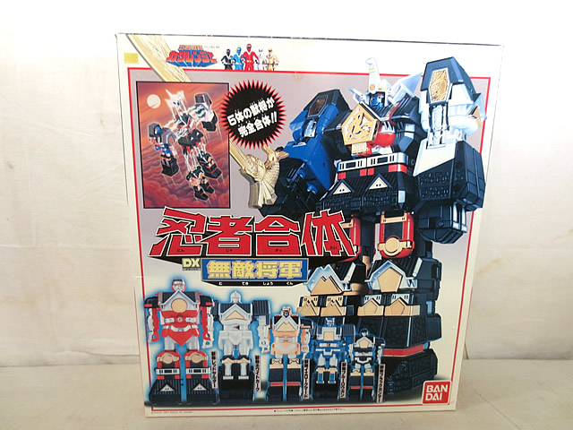 楽天市場】美品 バンダイ 忍者戦隊カクレンジャー 忍者合体 DX 無敵