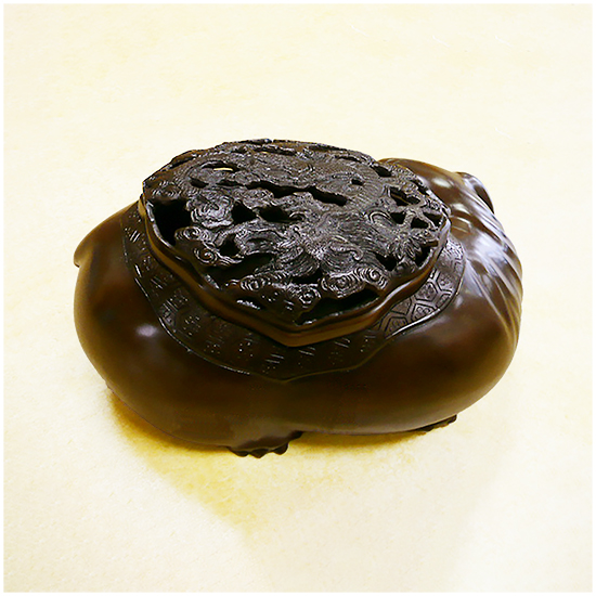 鉄器 香炉 象脚獣頭香炉 竜形盤香炉 香道具 工芸品 置物 鉄器 香炉 象