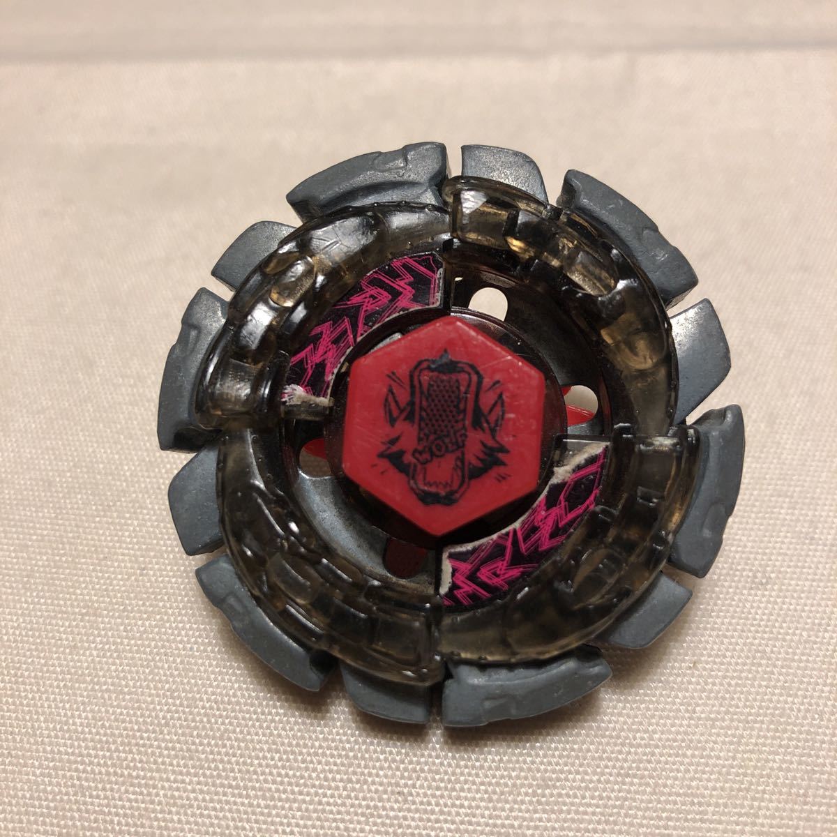 メタルファイトベイブレード ダークヴォルフ 赤 レッド ガンメタver