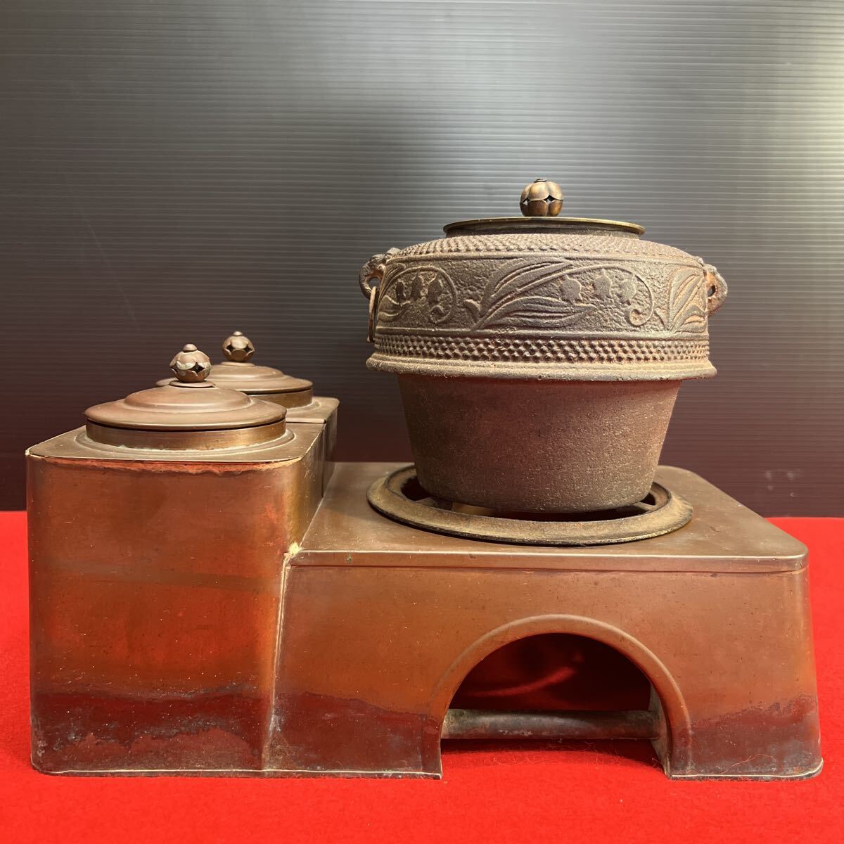 注文 火鉢、囲炉裏用燗銅壺 銅壺 燗銅壺 酒燗器 五徳 囲炉裏 火鉢 銅壺