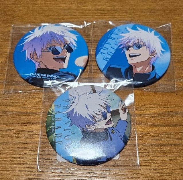 呪術廻戦 ファンパレくじ A賞 五条悟 アクリルスタンド 缶バッジ E賞 B C