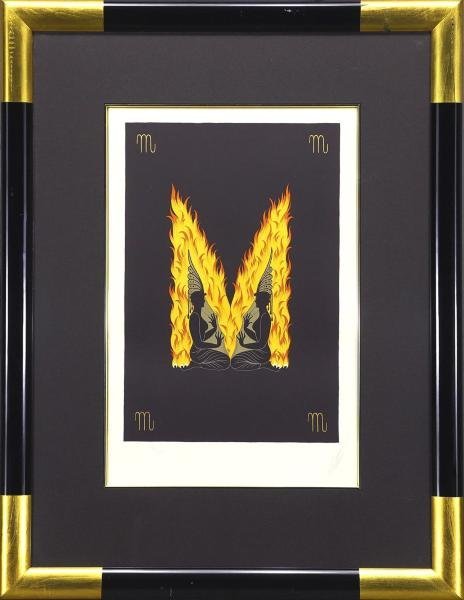 エルテ（Erte）の「アルファベットシリーズ」の「G」※証明書あり