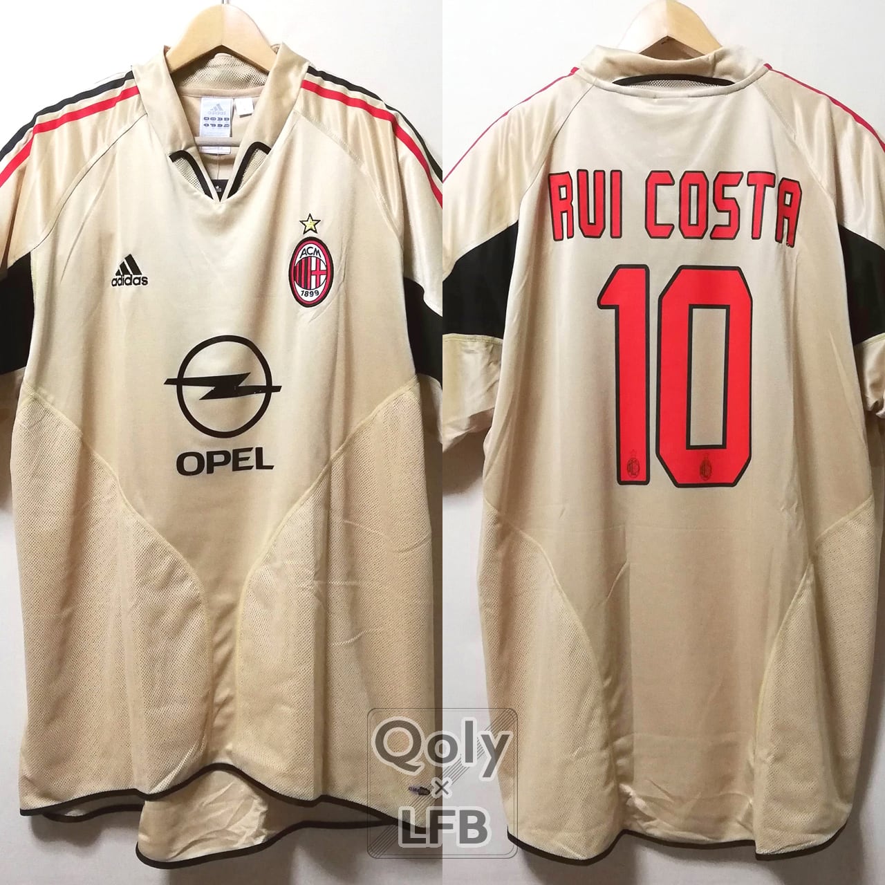 01/02 ACミラン ルイコスタ BEパッチ付き オフィシャルユニフォーム AC