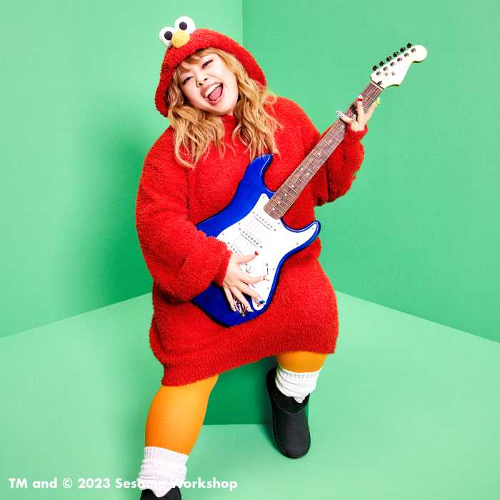 新品ジェラピケセサミストリートエルモロンパース80