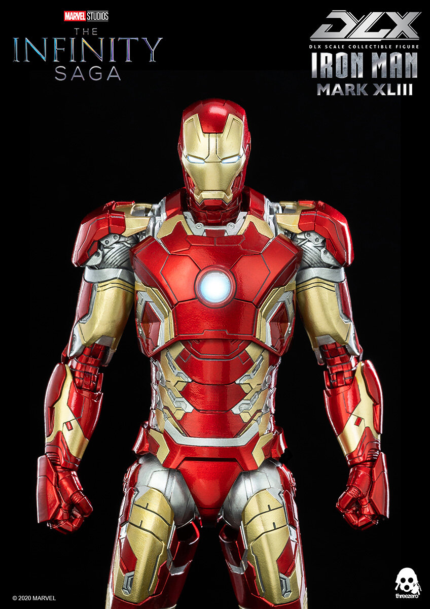 threezero DLX アイアンマン マーク43バトルダメージ 限定版 限定