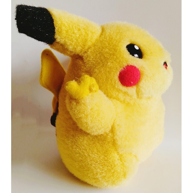 ポケモン 初期 当時物 美品 TOMY ピカチュウ ぬいぐるみ う！ 初期