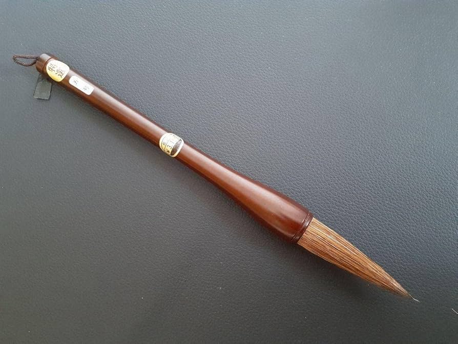 Amazon.co.jp: 広島県 伝統工芸品 熊野筆 5号天尾筆（馬の尻尾の根元の