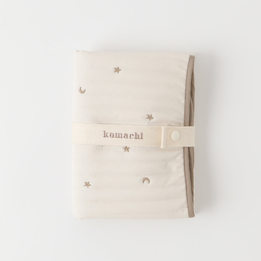 撥水お星さまとお月さま柄刺繍カフェマット【名入れ刺繍対応】 – moncheri