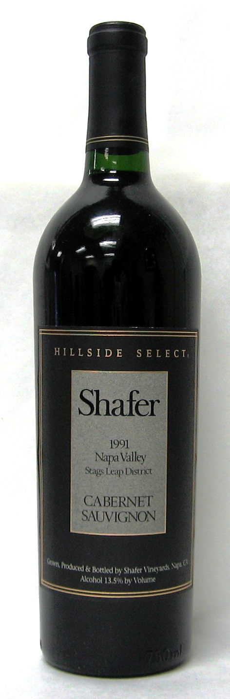 シェーファー ヒルサイド セレクト 1991 Shafer 1991 Shafer Cabernet