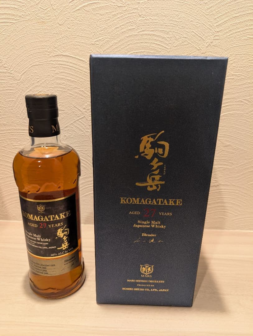 駒ヶ岳　27年 限定1246本 駒ヶ岳 27年 限定1246本 駒ヶ岳 27年 限定1246本 ウイスキー