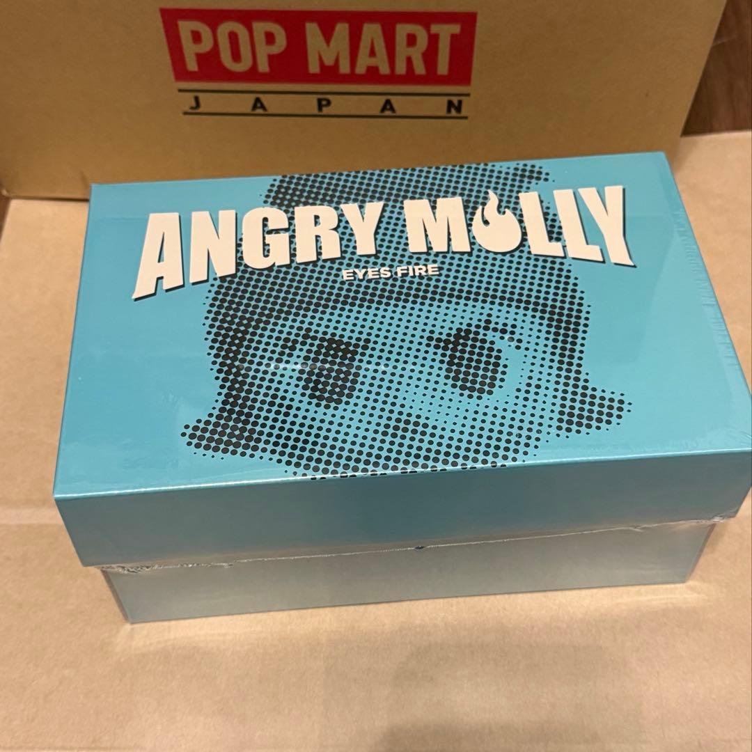 限定996体 POPMART Angry Molly-Eyes Fire - メルカリ