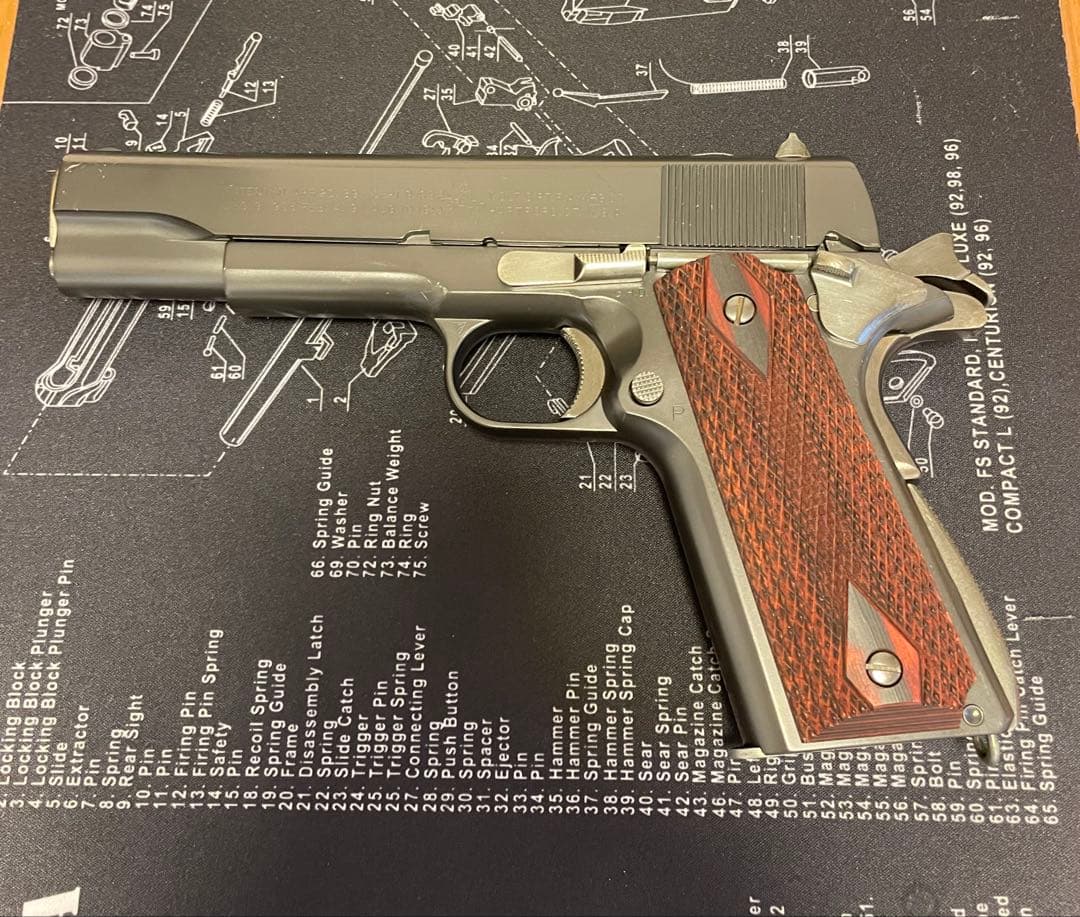 WAウエスタンアームズコルトM1911A1ミリタリーモデル（ABS樹脂）