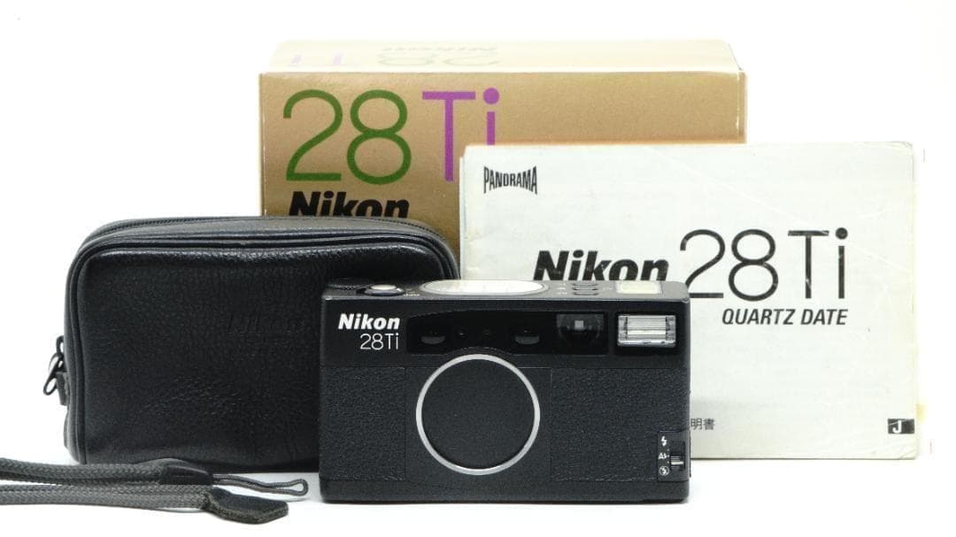 【X2127】Nikon 28 Ti ブラック ニコン コンパクトフィルムカメラ ニコン 28 Ti｜35 Tiと同様に買取価格上昇中のコンパクト | イシイカメラ