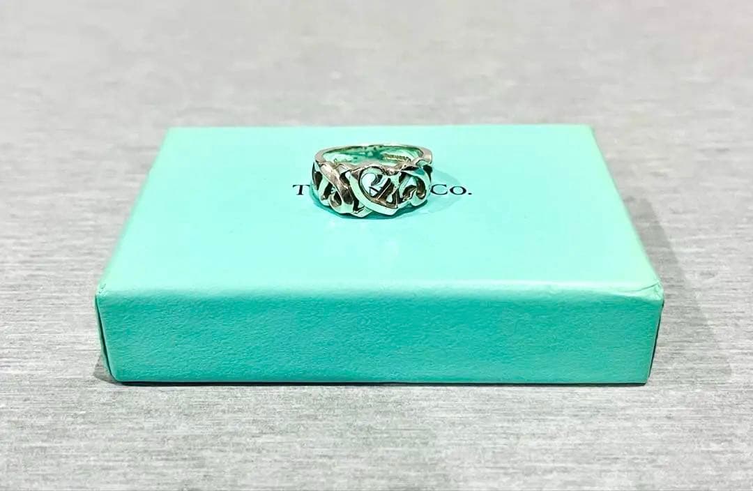 TIFFANY＆Co. ティファニー トリプルラビングハートリング 12号